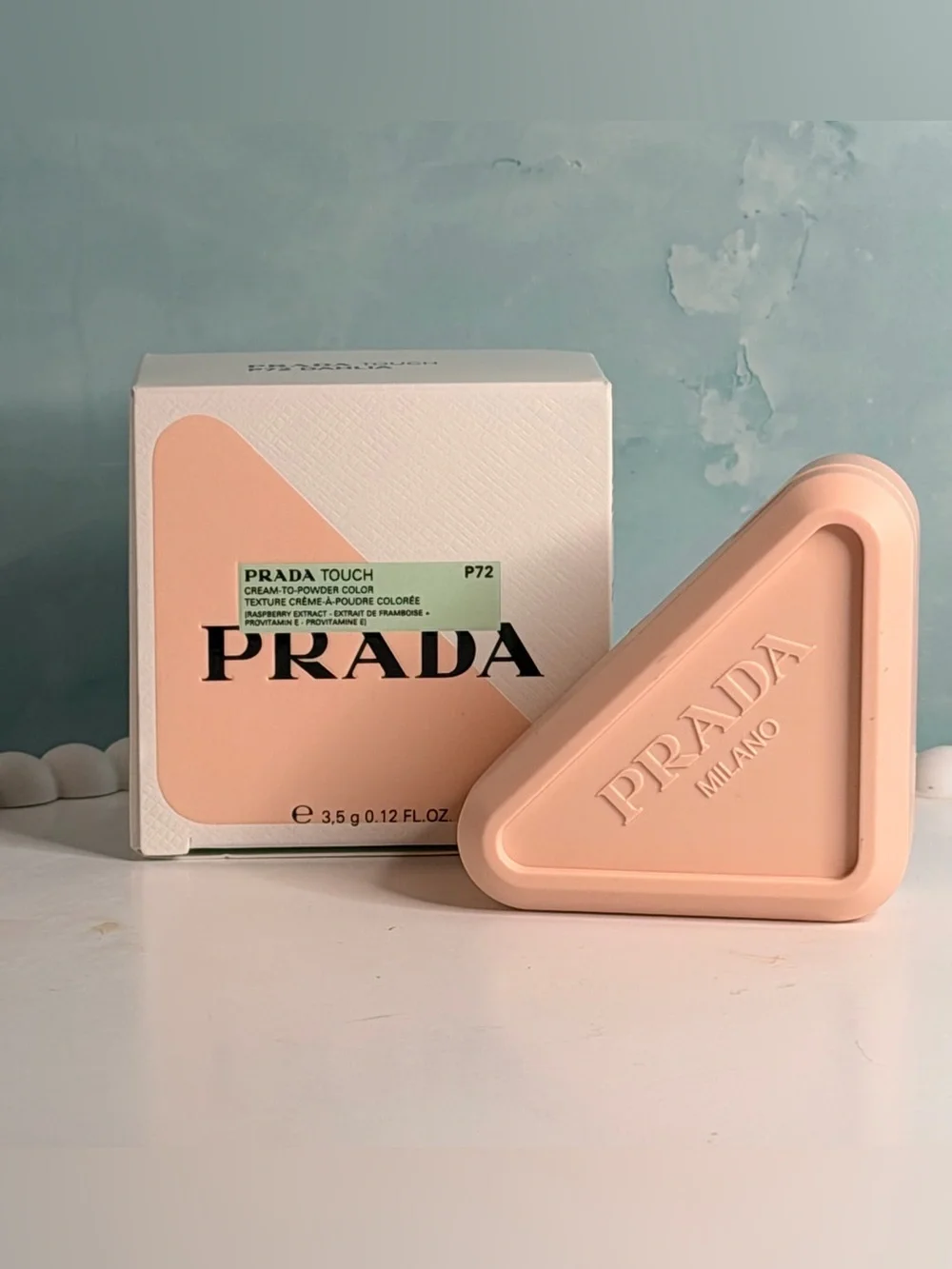 Prada Touch Cream-To-Powder Color Blush~P72 Dahlia~NIB~0.12 Oz~